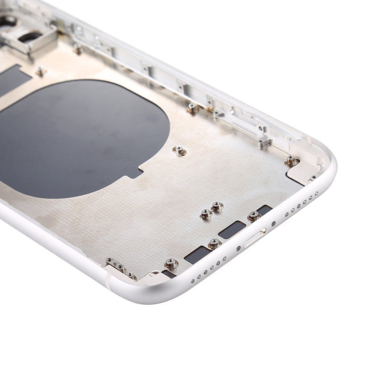 Back Housing Cover with SIM Card Tray & Side keys & Camera Lens for iPhone 11(White) - Back Cover by PMC TechLife | Online Shopping South Africa | PMC TechLife
