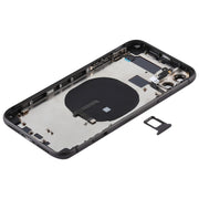 Battery Back Cover (with Side Keys & Card Tray & Power + Volume Flex Cable & Wireless Charging Module) for iPhone 11(Black)