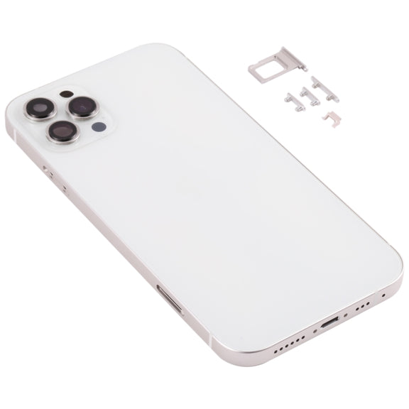 Back Housing Cover with Appearance Imitation of iP13 Pro for iPhone 11(White)
