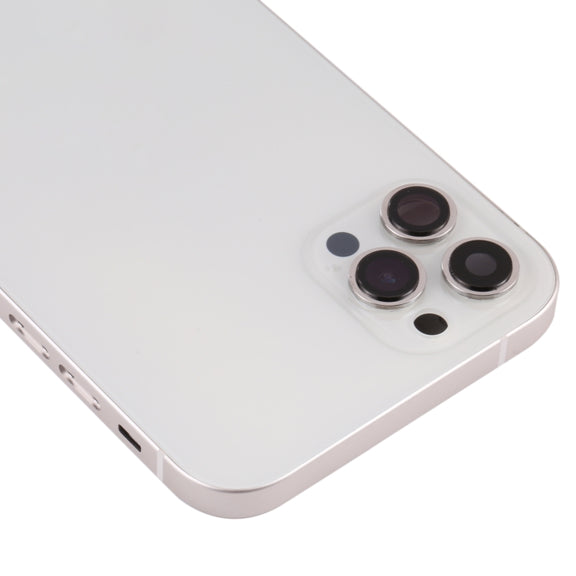 Back Housing Cover with Appearance Imitation of iP13 Pro for iPhone 11(White)