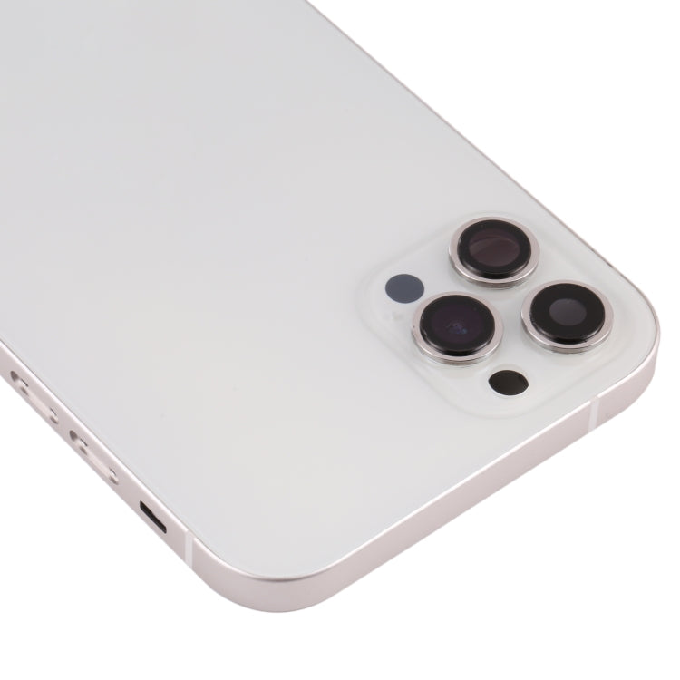 Back Housing Cover with Appearance Imitation of iP13 Pro for iPhone 11(White)