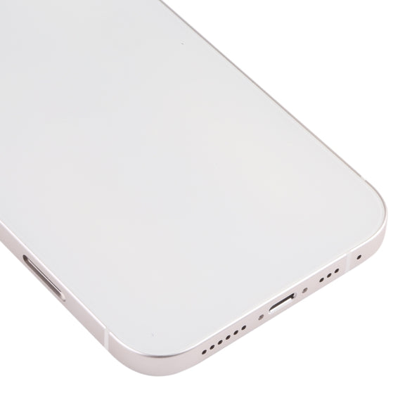 Back Housing Cover with Appearance Imitation of iP13 Pro for iPhone 11(White)