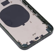 Frosted Frame Back Housing Cover with Appearance Imitation of iP13 Pro for iPhone 11(Green)