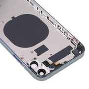 Electroplated Frame Back Housing Cover with Appearance Imitation of iP13 Pro for iPhone 11(Green)