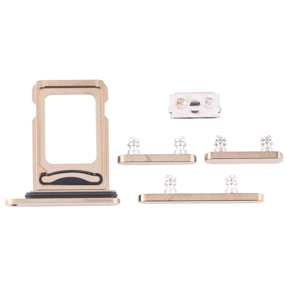 SIM Card Tray + SIM Card Tray + Side Keys for iPhone 12 Pro(Gold)