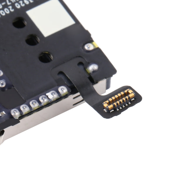 Single SIM Card Holder Socket with Flex Cable for iPhone 12 / 12 Pro
