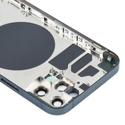 Back Housing Cover with SIM Card Tray & Side  Keys & Camera Lens for iPhone 12 Pro(Blue)