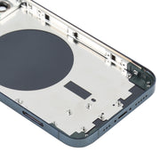 Back Housing Cover with SIM Card Tray & Side  Keys & Camera Lens for iPhone 12 Pro(Blue)