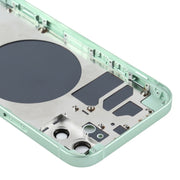 Back Housing Cover with SIM Card Tray & Side  Keys & Camera Lens for iPhone 12(Green)