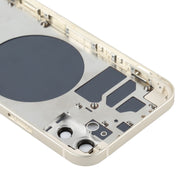 Back Housing Cover with SIM Card Tray & Side  Keys & Camera Lens for iPhone 12(White)