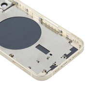 Back Housing Cover with SIM Card Tray & Side  Keys & Camera Lens for iPhone 12(White)