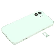 Battery Back Cover (with Side Keys & Card Tray & Power + Volume Flex Cable & Wireless Charging Module) for iPhone 12(Green)