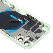 Battery Back Cover (with Side Keys & Card Tray & Power + Volume Flex Cable & Wireless Charging Module) for iPhone 12(Green)