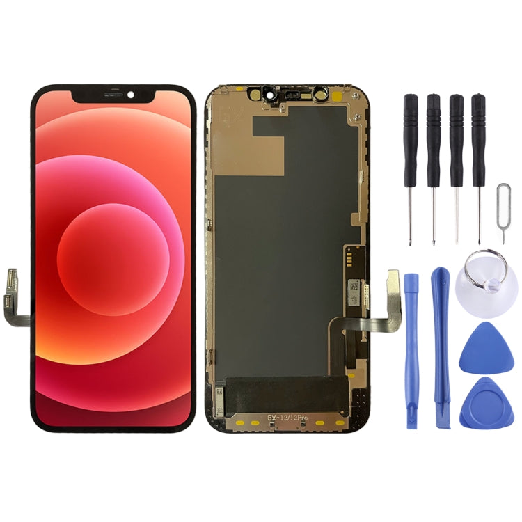 GX OLED LCD Screen for iPhone 12 / 12 Pro with Digitizer Full Assembly - free shipping - PMC Jewellery - Order now!