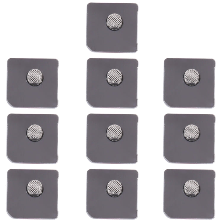 10 PCS Microphone Dustproof Mesh for iPhone 12 / 12 Pro (White) - Others by PMC TechLife | Online Shopping South Africa | PMC TechLife