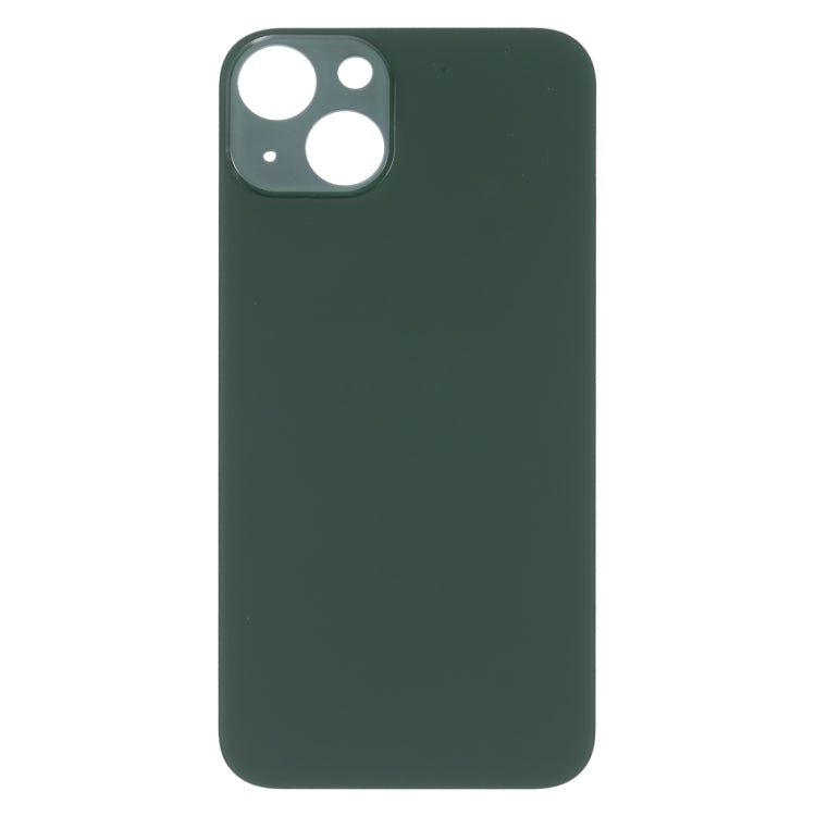 Easy Replacement Big Camera Hole Glass Back Battery Cover for iPhone 13(Green) - Back Cover by PMC TechLife | Online Shopping South Africa | PMC TechLife