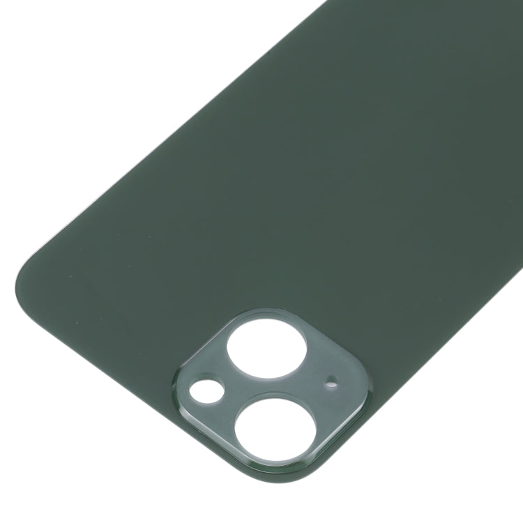 Easy Replacement Big Camera Hole Glass Back Battery Cover for iPhone 13(Green) - Back Cover by PMC TechLife | Online Shopping South Africa | PMC TechLife