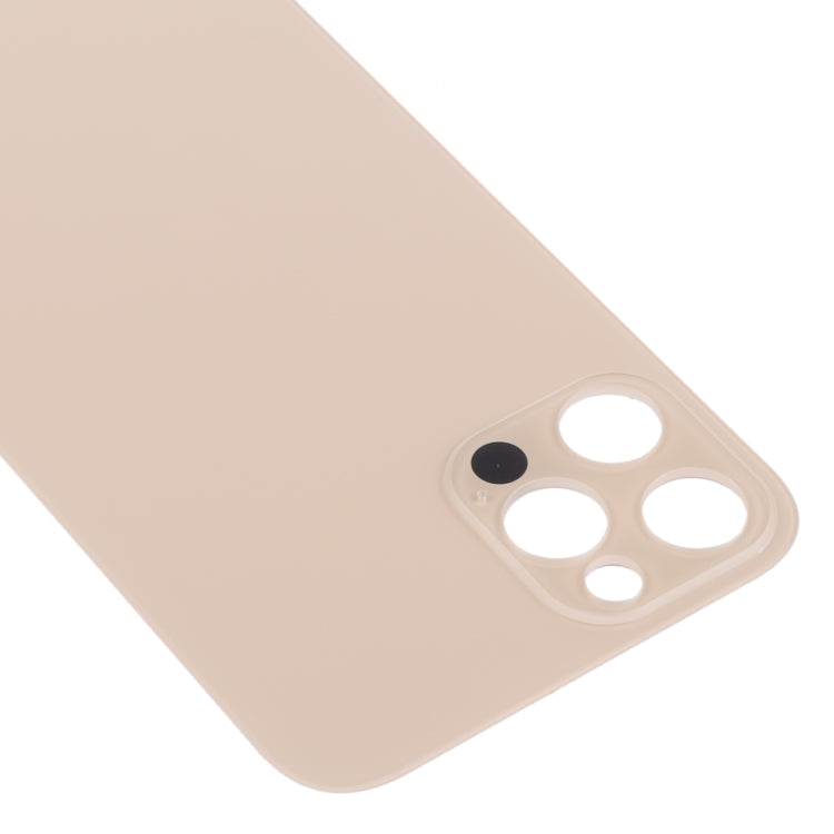 Easy Replacement Big Camera Hole Glass Back Battery Cover for iPhone 13 Pro Max(Gold) - Back Cover by PMC TechLife | Online Shopping South Africa | PMC TechLife