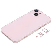 Back Housing Cover with SIM Card Tray & Side  Keys & Camera Lens for iPhone 13(Pink)