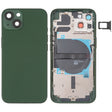 For iPhone 13 Battery Back Cover with Side Keys & Card Tray & Power + Volume Flex Cable & Wireless Charging Module(Green) - Back Cover by PMC TechLife | Online Shopping South Africa | PMC TechLife | Buy Now Pay Later Mobicred