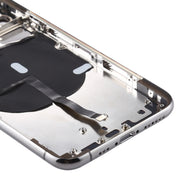 Battery Back Cover (with Side Keys & Card Tray & Power + Volume Flex Cable & Wireless Charging Module) for iPhone 11 Pro(Black)
