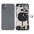 Battery Back Cover Assembly (with Side Keys & Power Button + Volume Button Flex Cable & Wireless Charging Module & Motor & Charging Port & Speaker Ringer Buzzer & Card Tray & Camera Lens Cover) for iPhone 11 Pro(Green) - Back Cover by PMC TechLife | Online Shopping South Africa | PMC TechLife