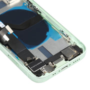 Battery Back Cover Assembly (with Side Keys & Speaker Ringer Buzzer & Motor & Camera Lens & Card Tray & Power Button + Volume Button + Charging Port & Wireless Charging Module) for iPhone 12 Mini(Green)