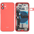 Battery Back Cover Assembly (with Side Keys & Speaker Ringer Buzzer & Motor & Camera Lens & Card Tray & Power Button + Volume Button + Charging Port & Wireless Charging Module) for iPhone 12 Mini(Red) - Back Cover by PMC TechLife | Online Shopping South Africa | PMC TechLife