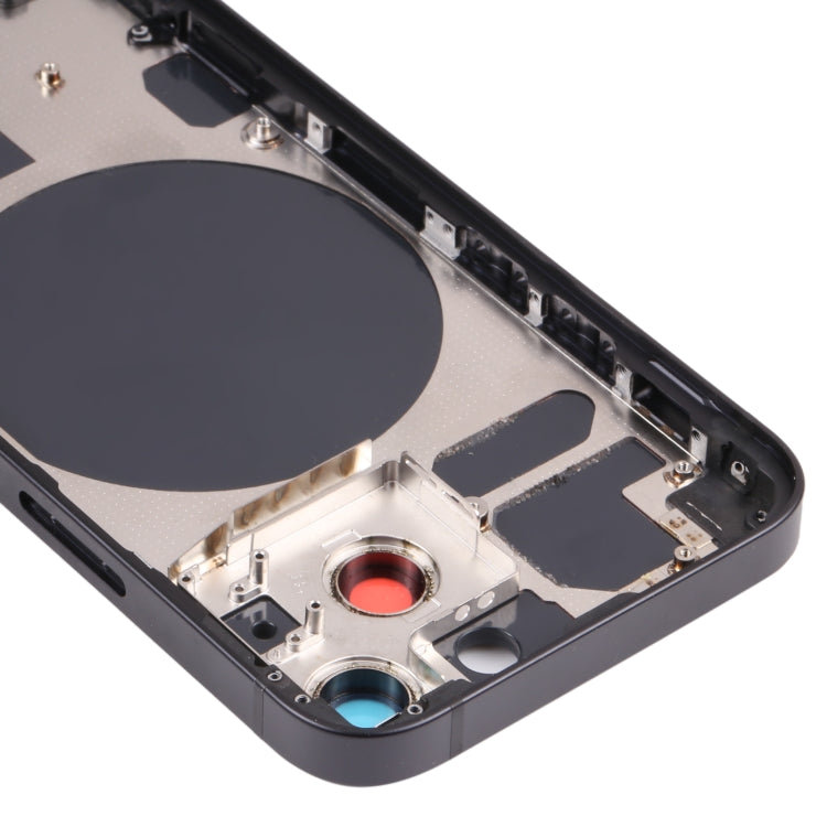 Back Housing Cover with SIM Card Tray & Side  Keys & Camera Lens for iPhone 13 Mini(Black) - free shipping - PMC TechLife - Order now!