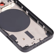 Back Housing Cover with SIM Card Tray & Side  Keys & Camera Lens for iPhone 13 Mini(Black)