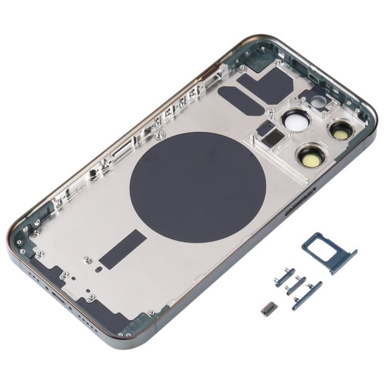 Back Housing Cover with SIM Card Tray & Side  Keys & Camera Lens for iPhone 13 Pro(Green)