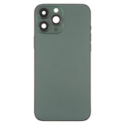 For iPhone 13 Pro Max Battery Back Cover with Side Keys & Card Tray & Power + Volume Flex Cable & Wireless Charging Module(Green)