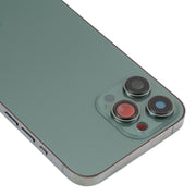 For iPhone 13 Pro Max Battery Back Cover with Side Keys & Card Tray & Power + Volume Flex Cable & Wireless Charging Module(Green)