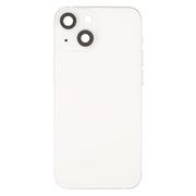 For iPhone 13 mini Battery Back Cover with Side Keys & Card Tray & Power + Volume Flex Cable & Wireless Charging Module(White)