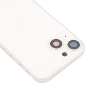 For iPhone 13 mini Battery Back Cover with Side Keys & Card Tray & Power + Volume Flex Cable & Wireless Charging Module(White)