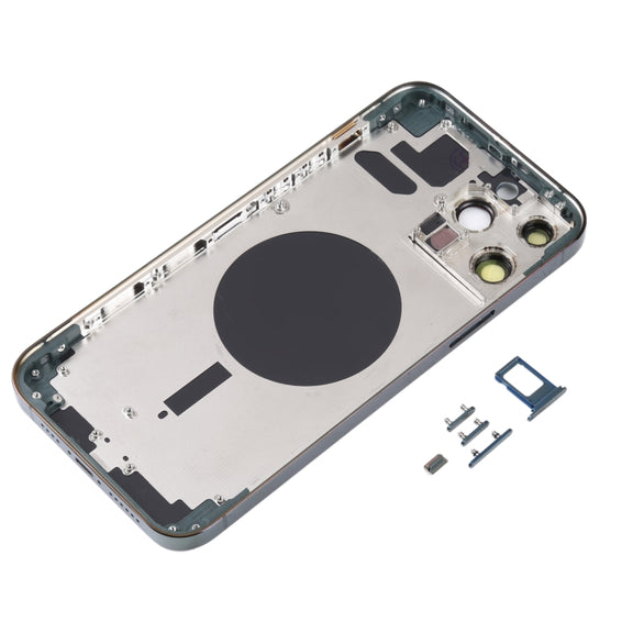 Back Housing Cover with SIM Card Tray & Side  Keys & Camera Lens for iPhone 13 Pro Max(Green)