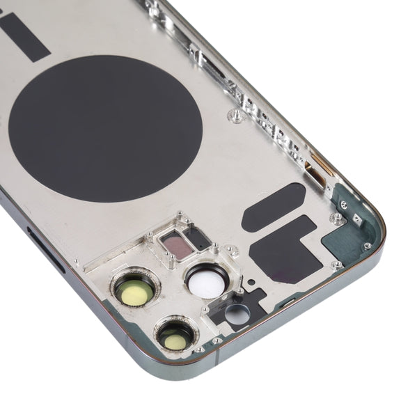 Back Housing Cover with SIM Card Tray & Side  Keys & Camera Lens for iPhone 13 Pro Max(Green)