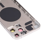 Back Housing Cover with SIM Card Tray & Side  Keys & Camera Lens for iPhone 13 Pro Max(White)