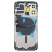For iPhone 13 Pro Battery Back Cover with Side Keys & Card Tray & Power + Volume Flex Cable & Wireless Charging Module(Green)
