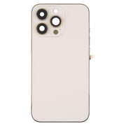 For iPhone 13 Pro Battery Back Cover with Side Keys & Card Tray & Power + Volume Flex Cable & Wireless Charging Module(Gold)