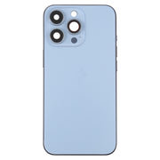 For iPhone 13 Pro Battery Back Cover with Side Keys & Card Tray & Power + Volume Flex Cable & Wireless Charging Module(Blue)