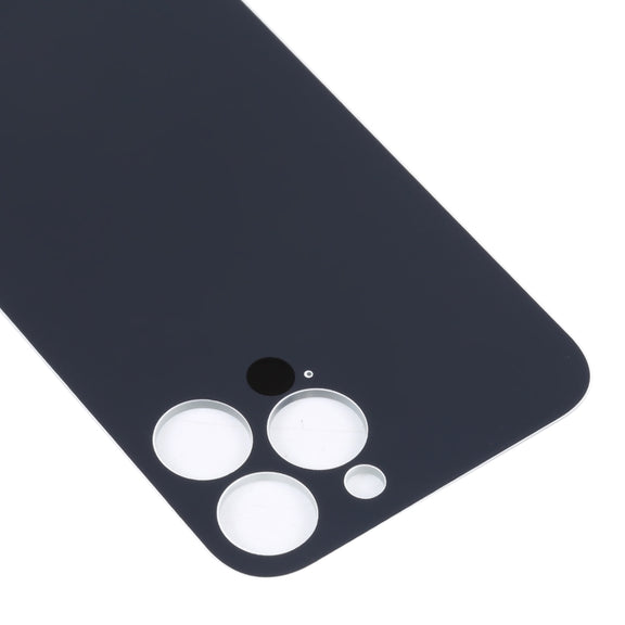 Easy Replacement Big Camera Hole Glass Back Battery Cover for iPhone 14 Pro Max(White)