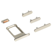 SIM Card Tray + Side Keys for iPhone 14 Pro Max(Gold)