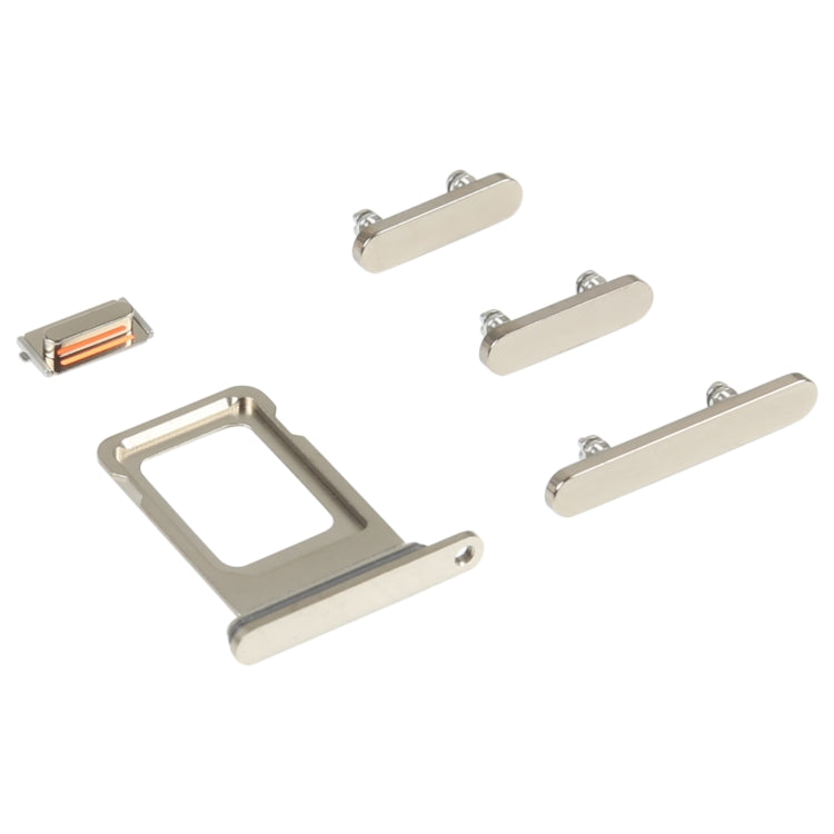 SIM Card Tray + Side Keys for iPhone 14 Pro Max(Gold)
