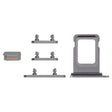 SIM Card Tray + SIM Card Tray + Side Keys for iPhone 14 Pro Max (Black) -  by PMC TechLife | Online Shopping South Africa | PMC TechLife
