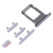 SIM Card Tray + SIM Card Tray + Side Keys for iPhone 14 Pro Max (Purple)