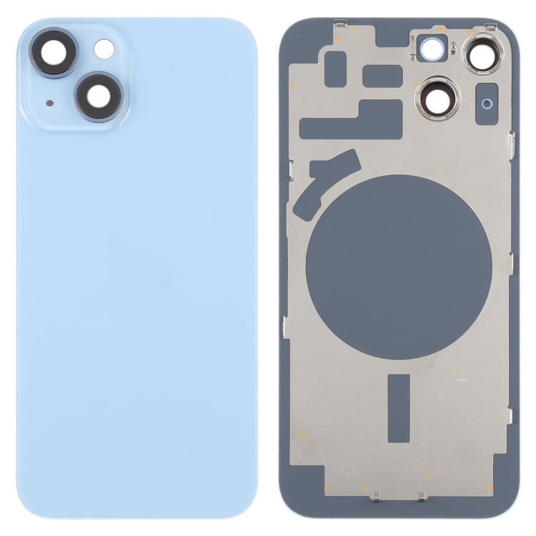 For iPhone 14 Plus Back Housing Cover with Camera Lens(Blue)