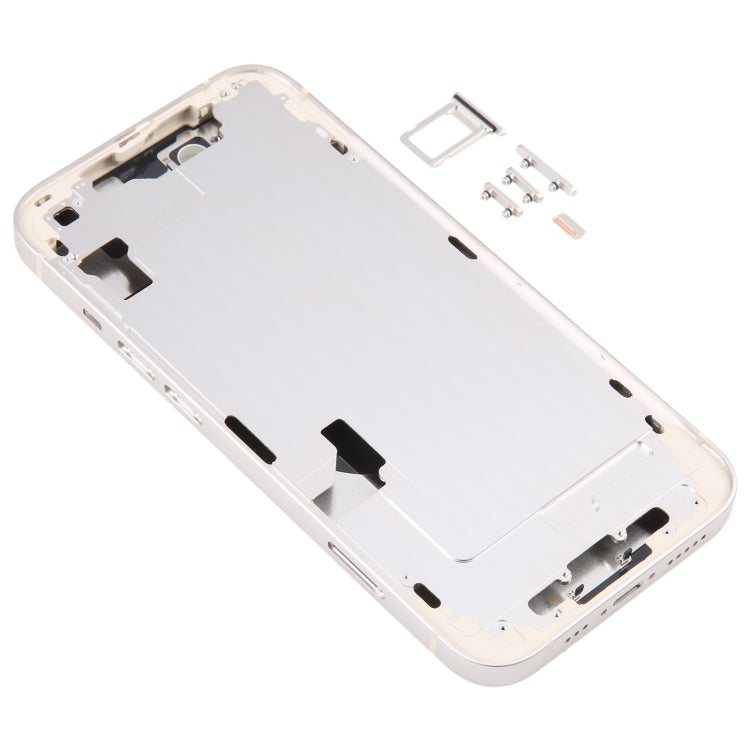 For iPhone 14 Battery Back Cover with Middle Frame / Side Keys(Gold) - Back Cover by PMC TechLife | Online Shopping South Africa | PMC TechLife | Buy Now Pay Later Mobicred