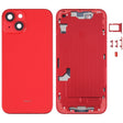 For iPhone 14 Battery Back Cover with Middle Frame / Side Keys(Red) -  by PMC TechLife | Online Shopping South Africa | PMC TechLife