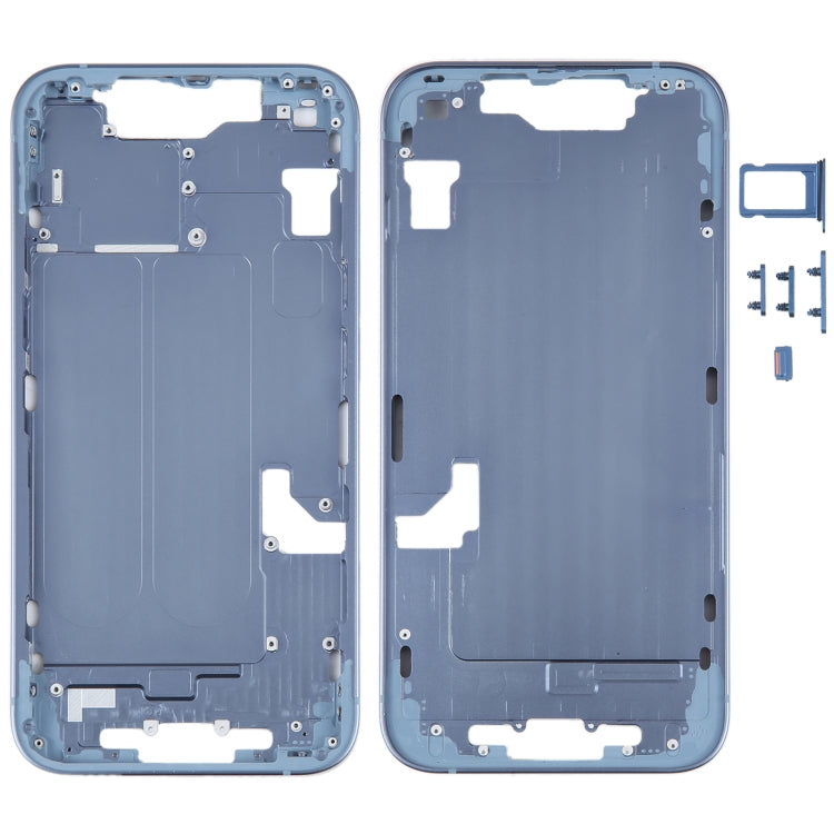 For iPhone 14 Middle Frame with Side Keys (Blue) -  by PMC TechLife | Online Shopping South Africa | PMC TechLife